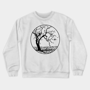 After the Storm Pen and Ink Drawing - Transparent Background. Crewneck Sweatshirt